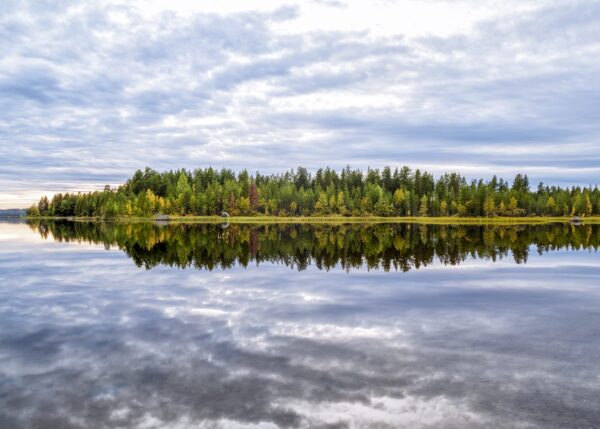 Fall Evening at the Lake door Georg Berrisch